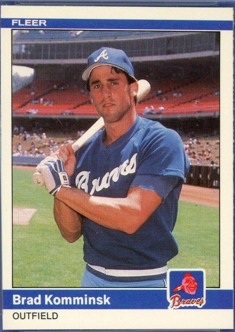 1984 Fleer Update Brad Komminsk #U-63 card