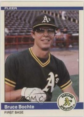 1984 Fleer Update Bruce Bochte #U-13 card
