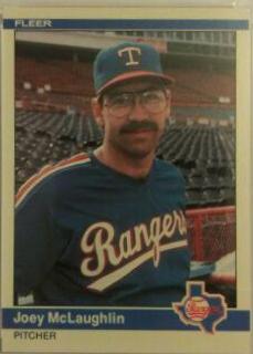 1984 Fleer Update Joey McLaughlin #U-79 card