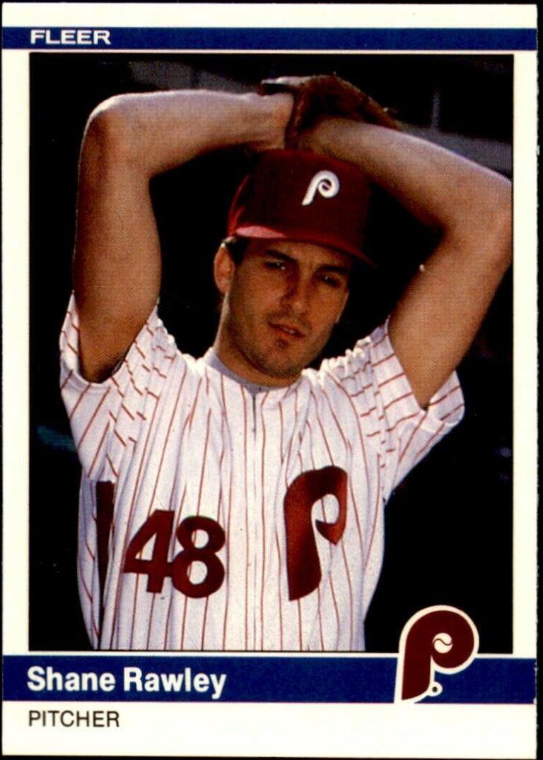 1984 Fleer Update Shane Rawley #U-94 card