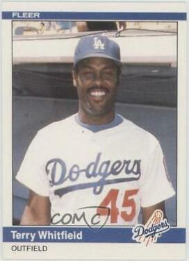 1984 Fleer Update Terry Whitfield #U-125 card