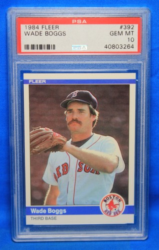 1984 Fleer Wade Boggs #392 card