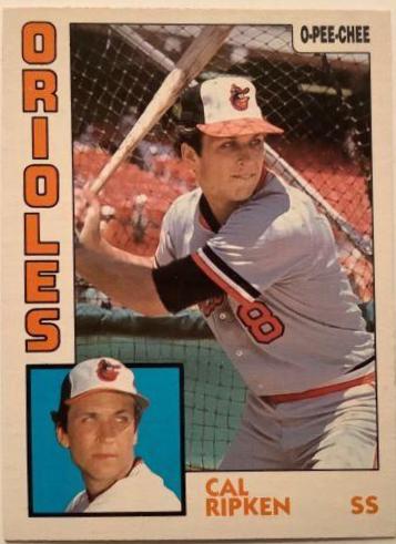 1984 O Pee Chee Cal Ripken Jr. #363 card