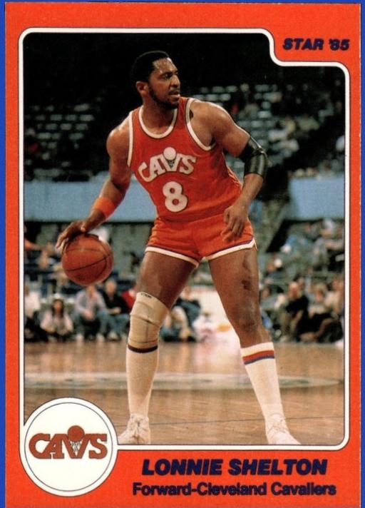 1984 Star Lonnie Shelton #222 card