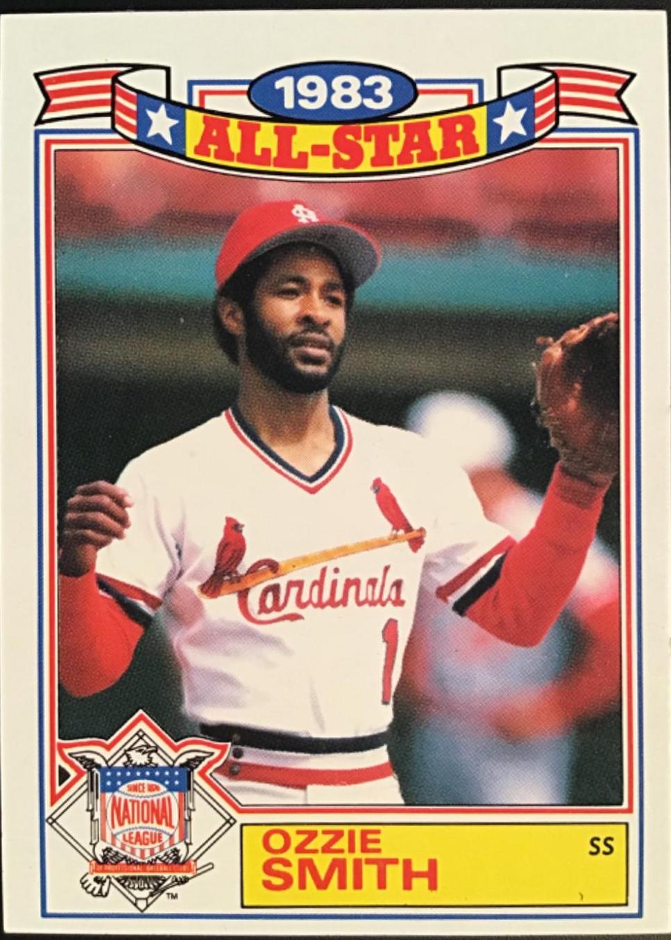 1984 Topps All Star Glossy Set of 22 Ozzie Smith #16 card