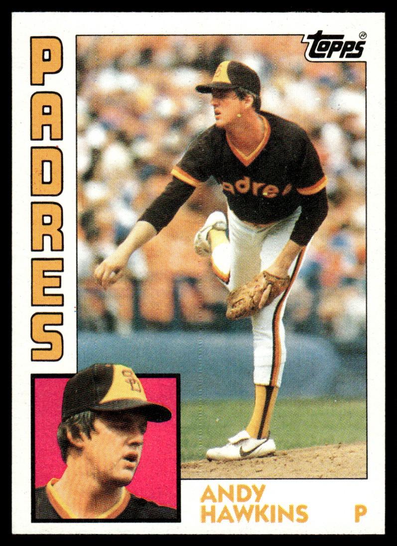 1984 Topps Andy Hawkins #778 card