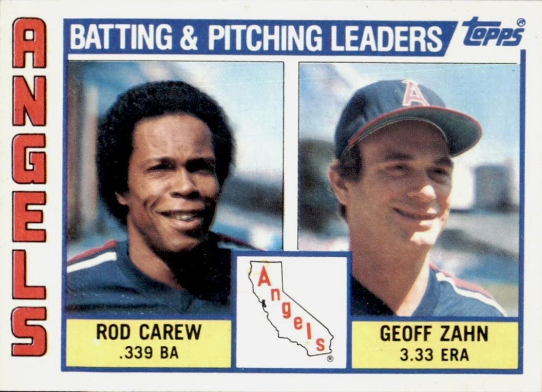 1984 Topps Angels Leaders #276 card