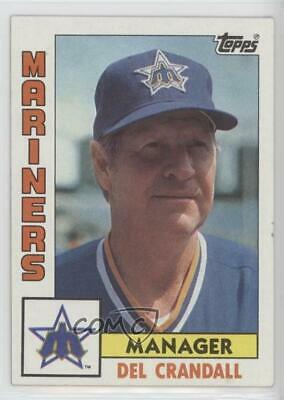 1984 Topps Del Crandall #721 card