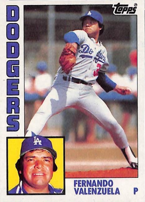1984 Topps Fernando Valenzuela #220 card