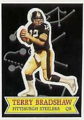 1984 Topps Glossy Send in Terry Bradshaw #11 card