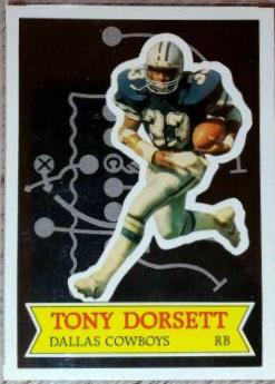 1984 Topps Glossy Send in Tony Dorsett #4 card