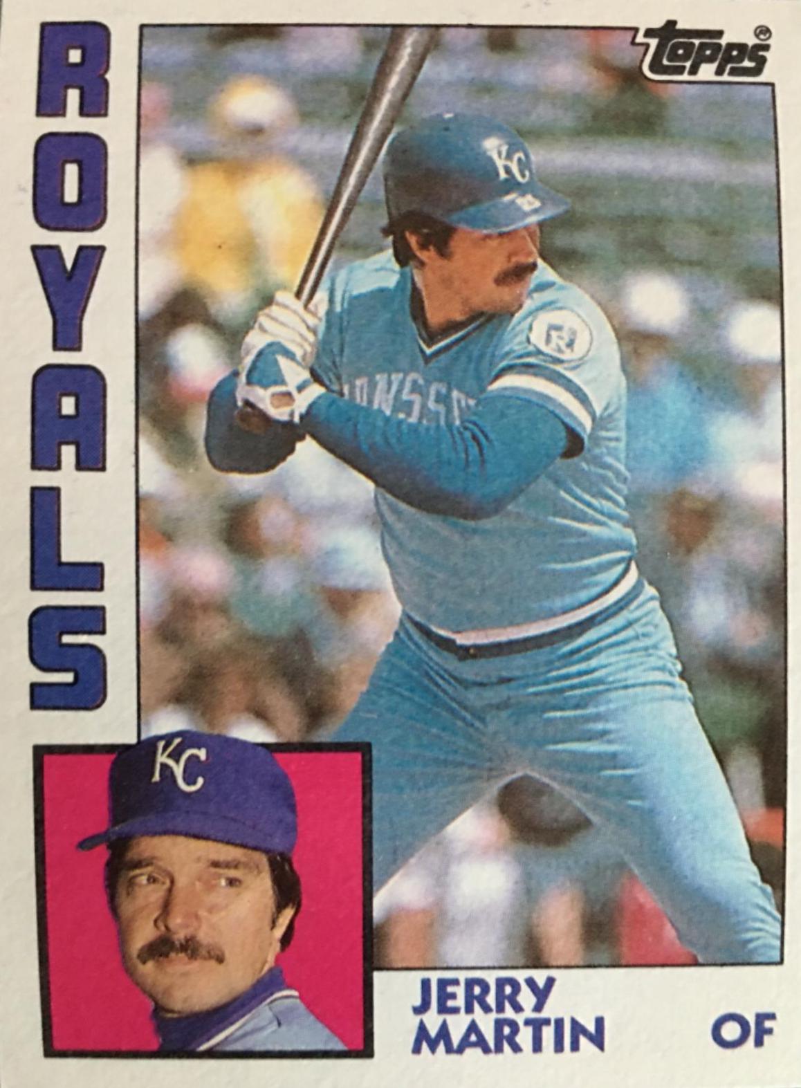 1984 Topps Jerry Martin #74 card