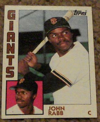 1984 Topps John Rabb #228 card