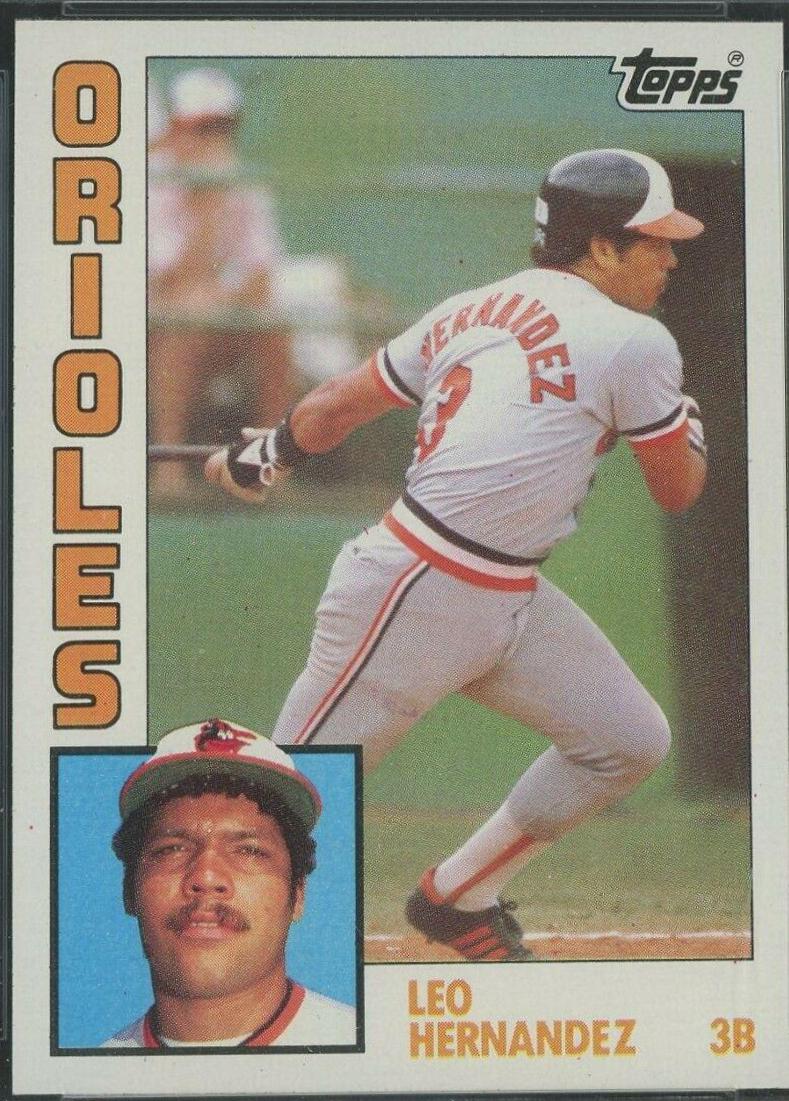 1984 Topps Leo Hernandez #71 card