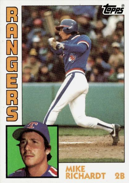 1984 Topps Mike Richardt #641 card