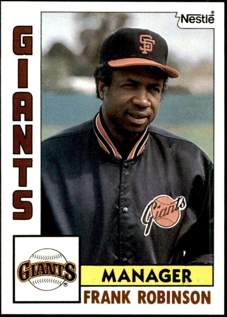 1984 Topps Nestle Frank Robinson #171 card