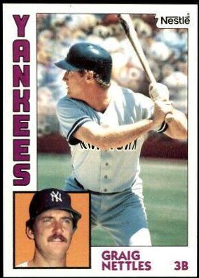 1984 Topps Nestle Graig Nettles #175 card