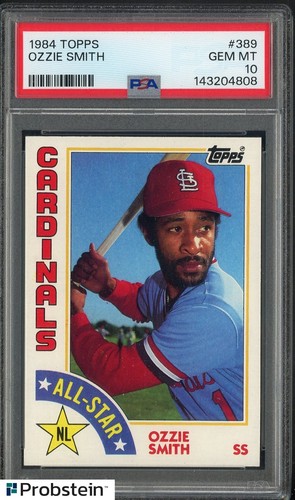 1984 Topps Ozzie Smith #389 card