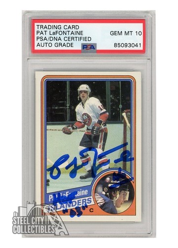 1984 Topps Pat LaFontaine #96 card
