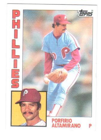 1984 Topps Porfirio Altamirano #101 card