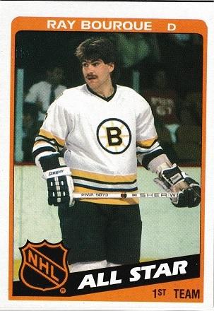 1984 Topps Ray Bourque #157 card
