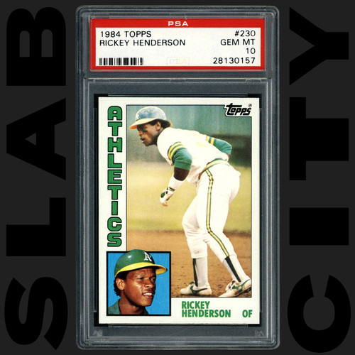 1984 Topps Rickey Henderson #230 card