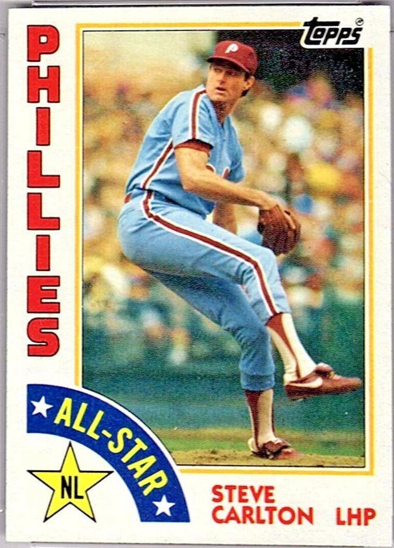 1984 Topps Steve Carlton #395 card