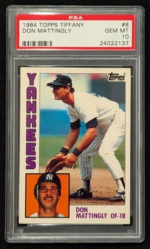 1984 Topps Tiffany Don Mattingly #8 card