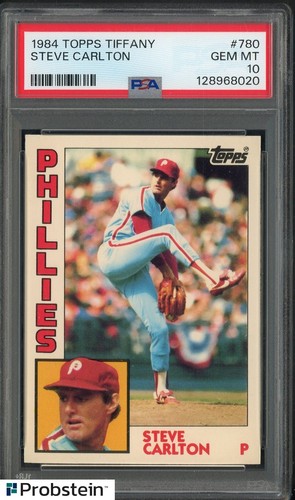 1984 Topps Tiffany Steve Carlton #780 card