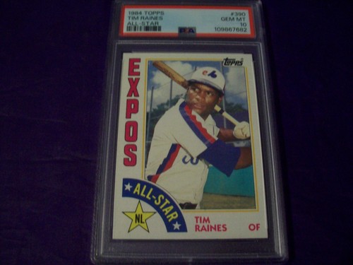 1984 Topps Tim Raines [All Star] #390 card