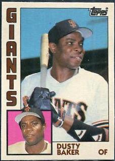 1984 Topps Traded Dusty Baker #5T card