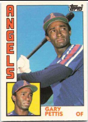 1984 Topps Traded Gary Pettis #93T card