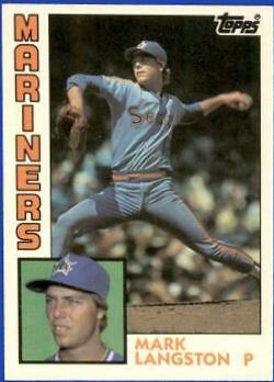 1984 Topps Traded Mark Langston #70T card