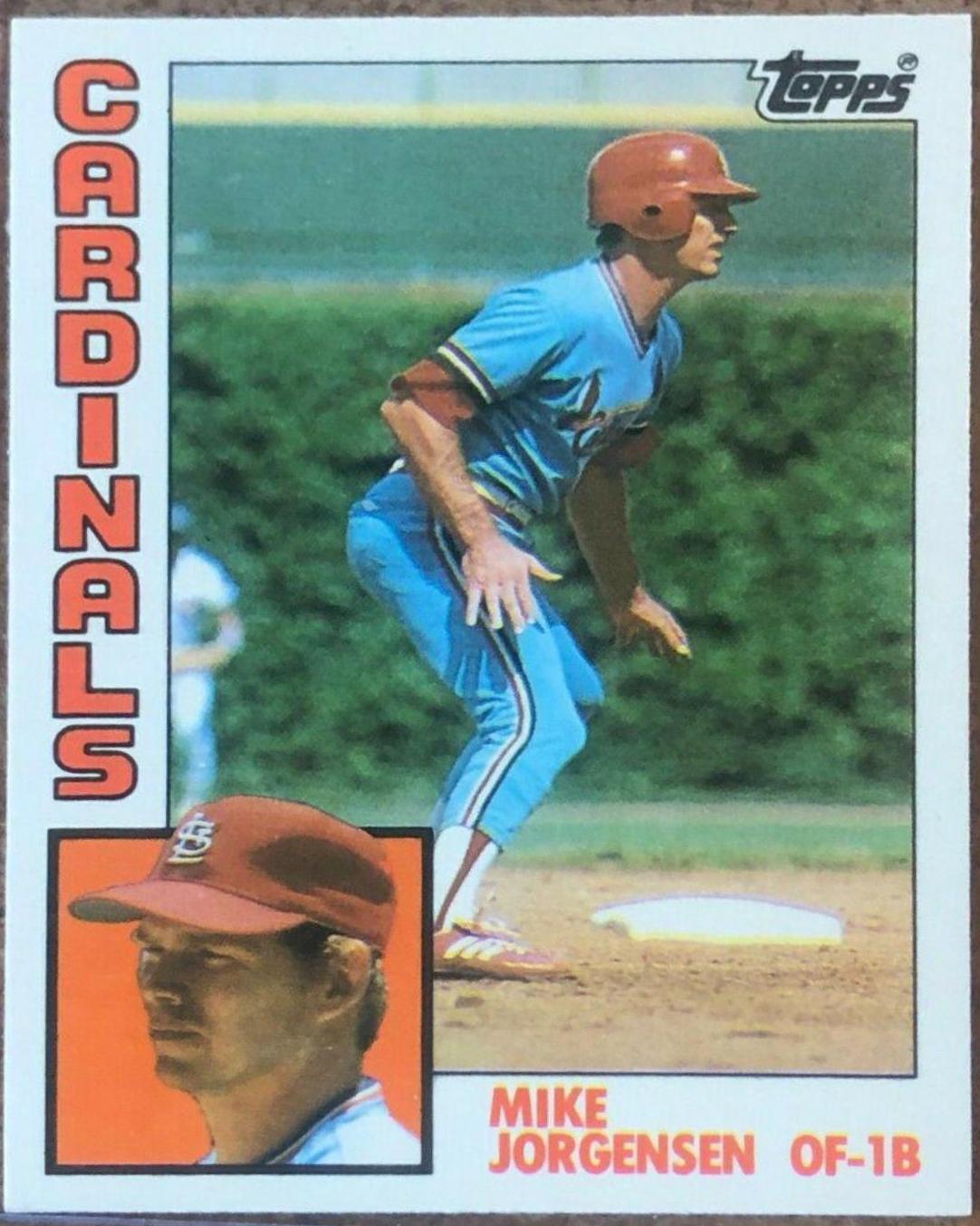 1984 Topps Traded Mike Jorgensen #60T card