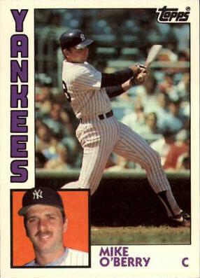 1984 Topps Traded Mike O'Berry #86T card