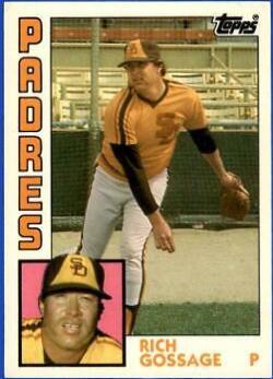 1984 Topps Traded Tiffany Rich Gossage #43T card