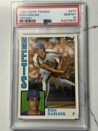 1984 Topps Traded Tiffany Ron Darling #27T card