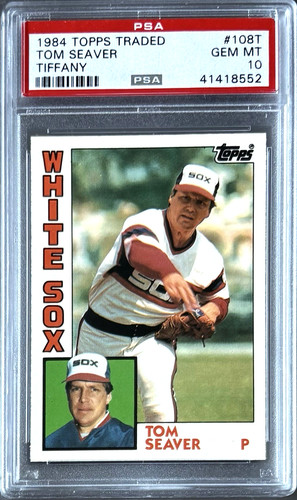 1984 Topps Traded Tiffany Tom Seaver #108T card