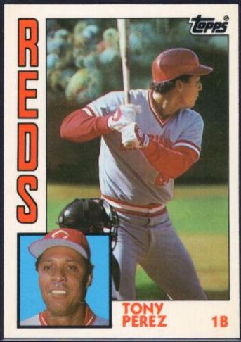 1984 Topps Traded Tiffany Tony Perez #91T card