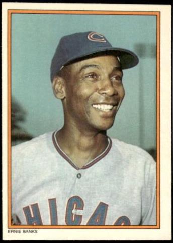1985 Circle K Ernie Banks #10 card