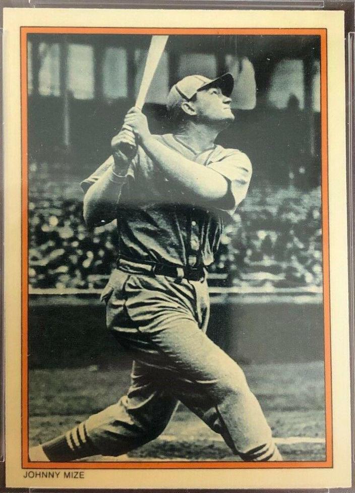 1985 Circle K Johnny Mize #32 card