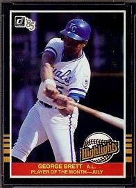 1985 Donruss Highlights George Brett #25 card