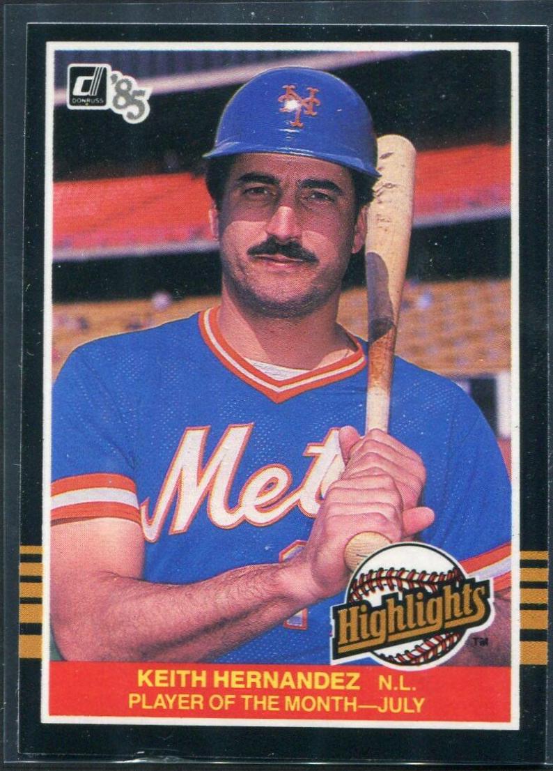 1985 Donruss Highlights Keith Hernandez #27 card