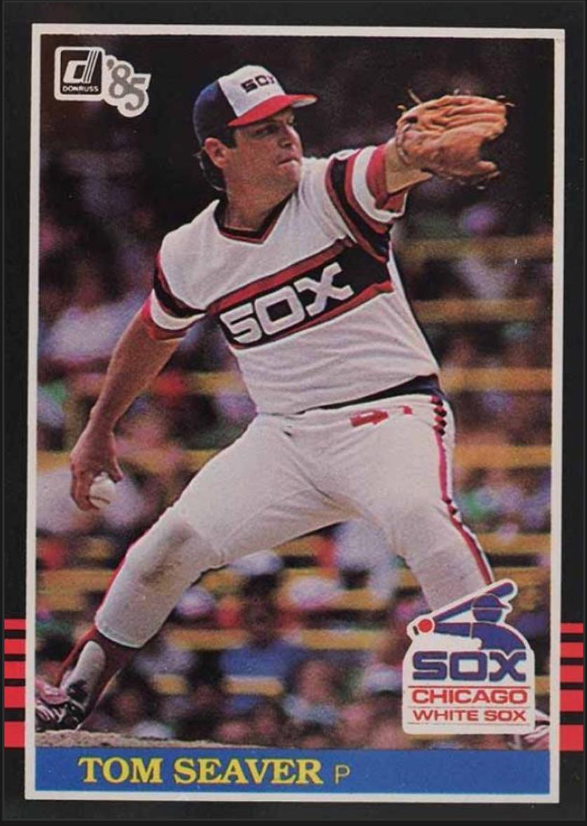1985 Donruss Tom Seaver [Correct Photo] #424 card