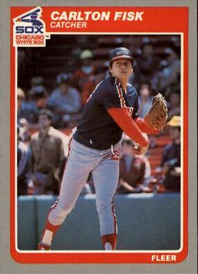 1985 Fleer Carlton Fisk #513 card