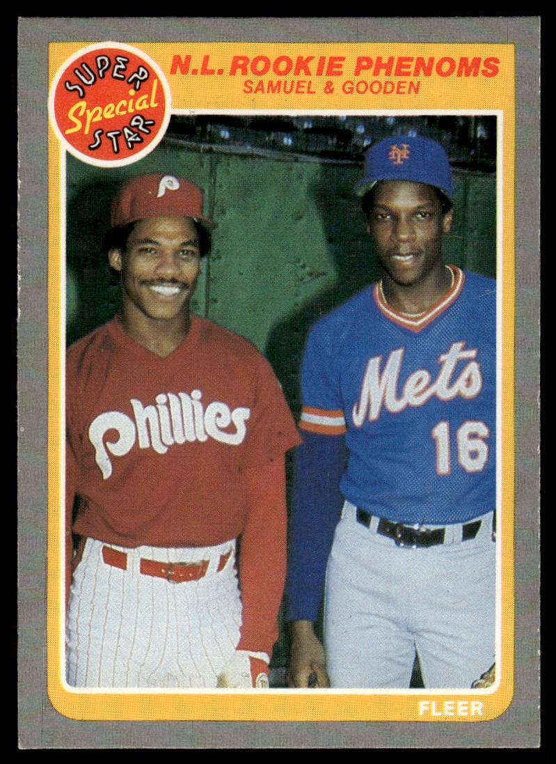 1985 Fleer NL Rookie Phenoms: Gooden, Samuel #634 card