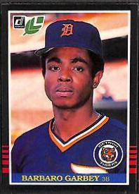 1985 Leaf Barbaro Garbey #121 card