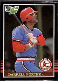 1985 Leaf Darrell Porter #258 card