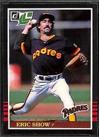 1985 Leaf Eric Show #137 card