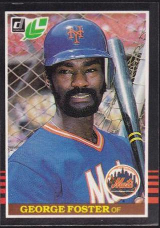 1985 Leaf George Foster #42 card